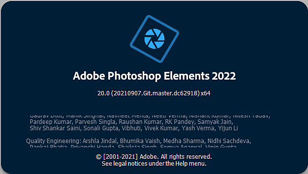 Photoshop/Premiere Elements の製品バージョンを確認 Photoshop/Premiere Elements の製品バージョンを確認